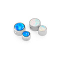 Body Piercing Titanium ASTM  F136 Opal Jewellery  Labret